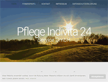 Tablet Screenshot of pflegeindivita24.de